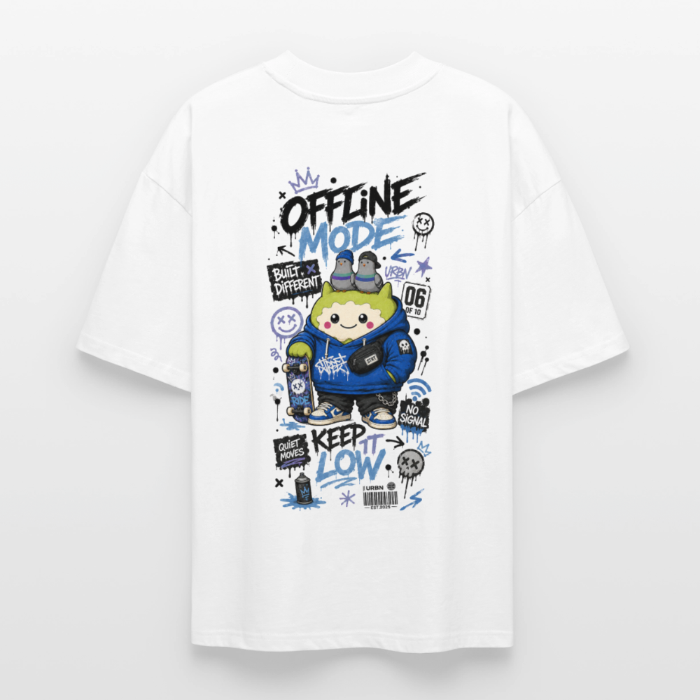 Stanley/Stella Oversized Unisex Bio T-Shirt Blaster 2.0 - Weiß