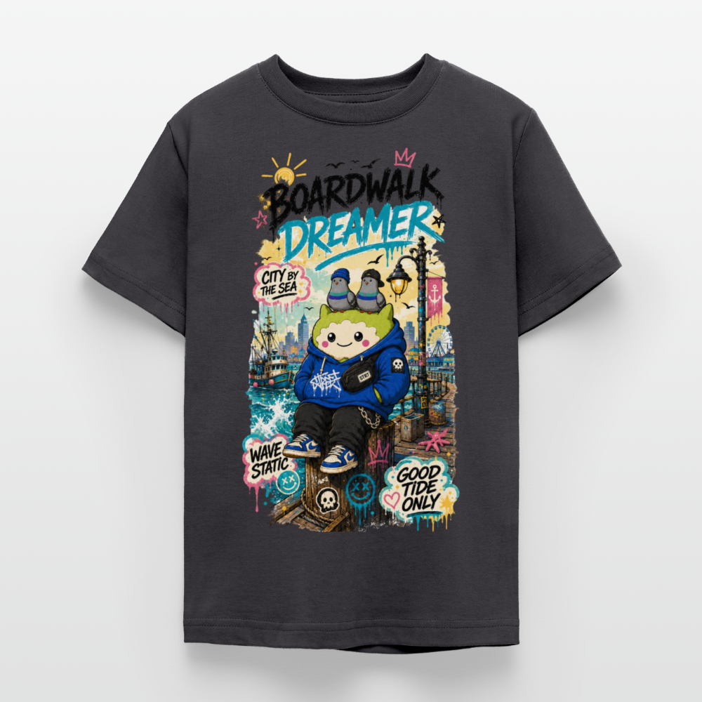 Dreamer Teenager T-Shirt - Dunkelgrau