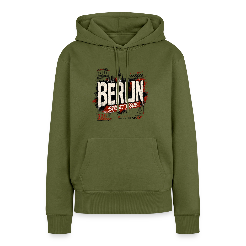 Frauen Premium Hoodie - Khaki