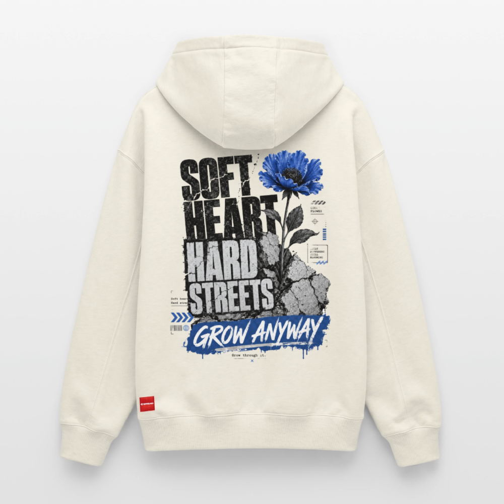 Relaxed Unisex Organic Hoodie – von SPREAD - Naturweiß