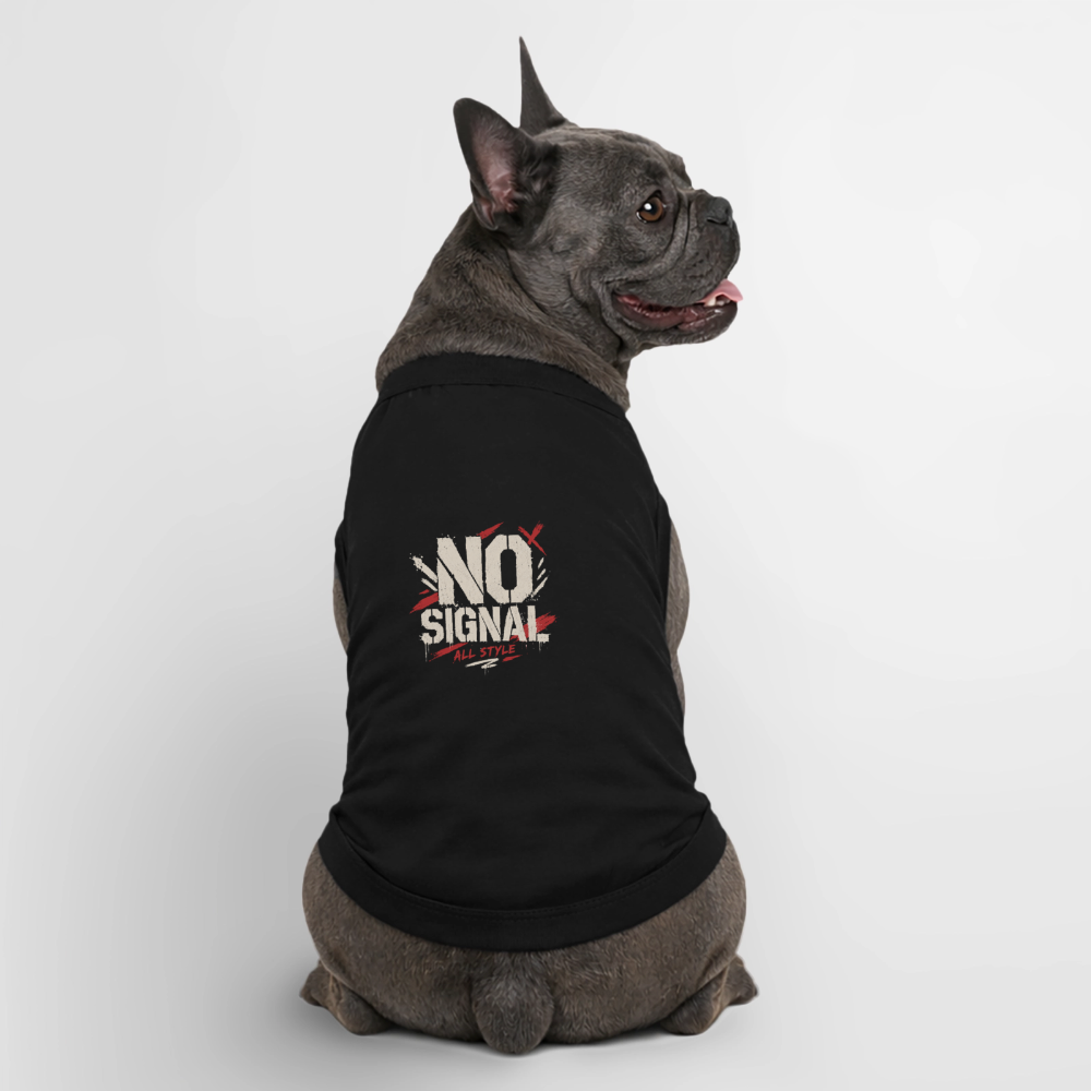 Premium Organic Hunde-T-Shirt - Schwarz