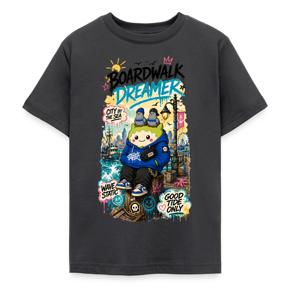 Dreamer Teenager T-Shirt - Dunkelgrau