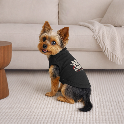 Premium Organic Hunde-T-Shirt - Schwarz