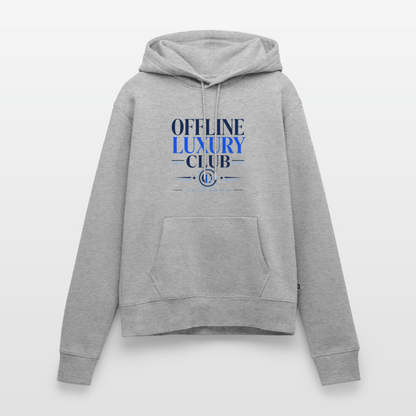 Frauen Premium Hoodie - Grau meliert