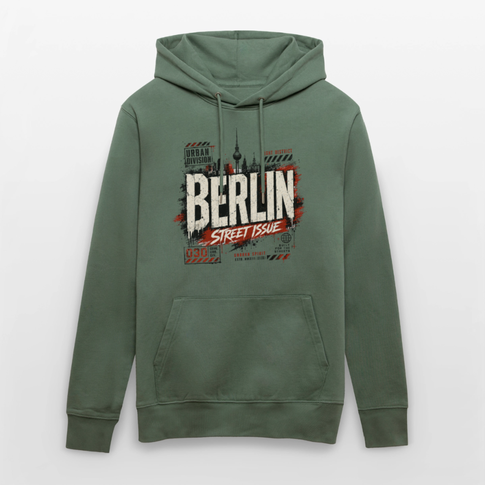 Stanley/Stella Unisex Bio-Hoodie CRUISER - Tanngrün