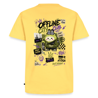 Männer Premium T-Shirt by KJDesign - Pastellgelb