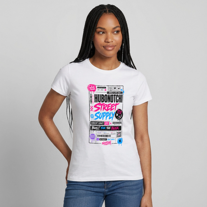 Ticket Style Shirt - Weiß