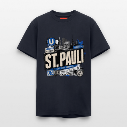Relaxed Unisex Supima Cotton T-Shirt – von SPREAD - Navy