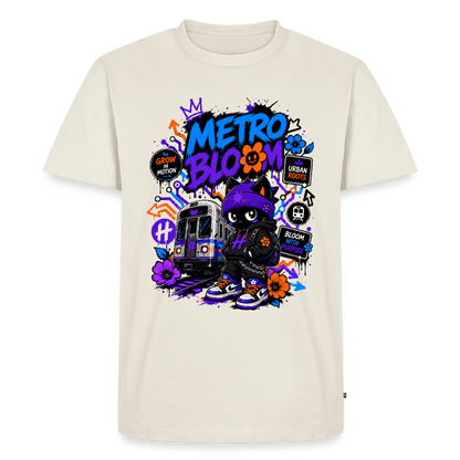 Subway Line-Herren Premium T-Shirt - Naturweiß