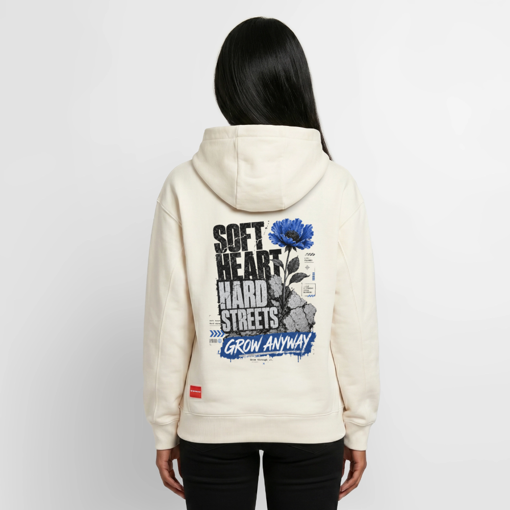 Relaxed Unisex Organic Hoodie – von SPREAD - Naturweiß