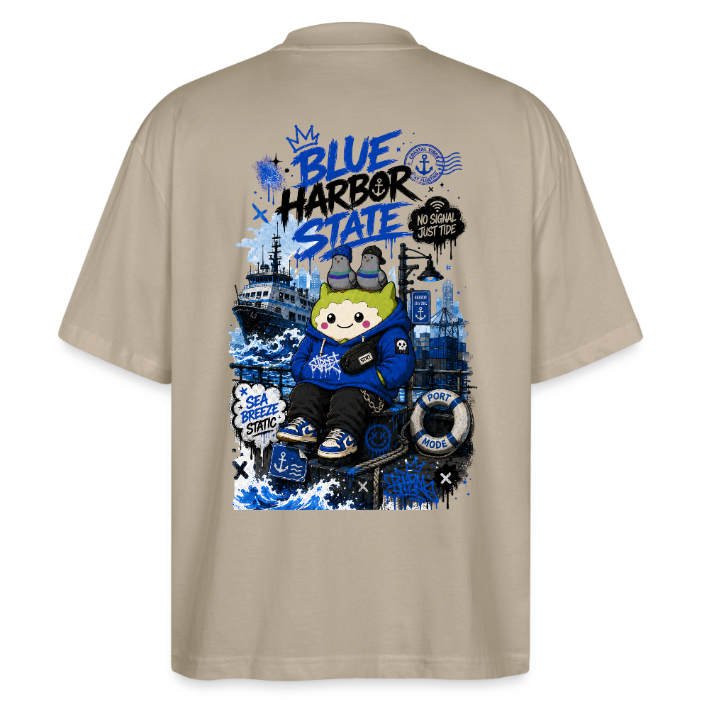 Stanley/Stella Oversized Unisex Bio T-Shirt Blaster 2.0 - Steingrau