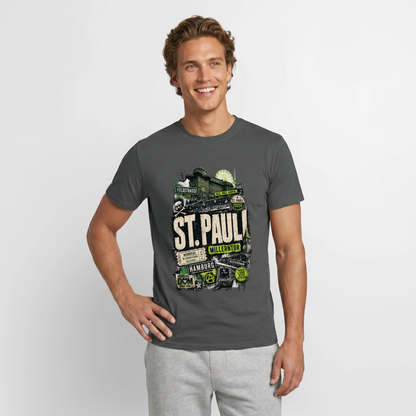 St.Pauli  Stadtteil Shirt - Anthrazit