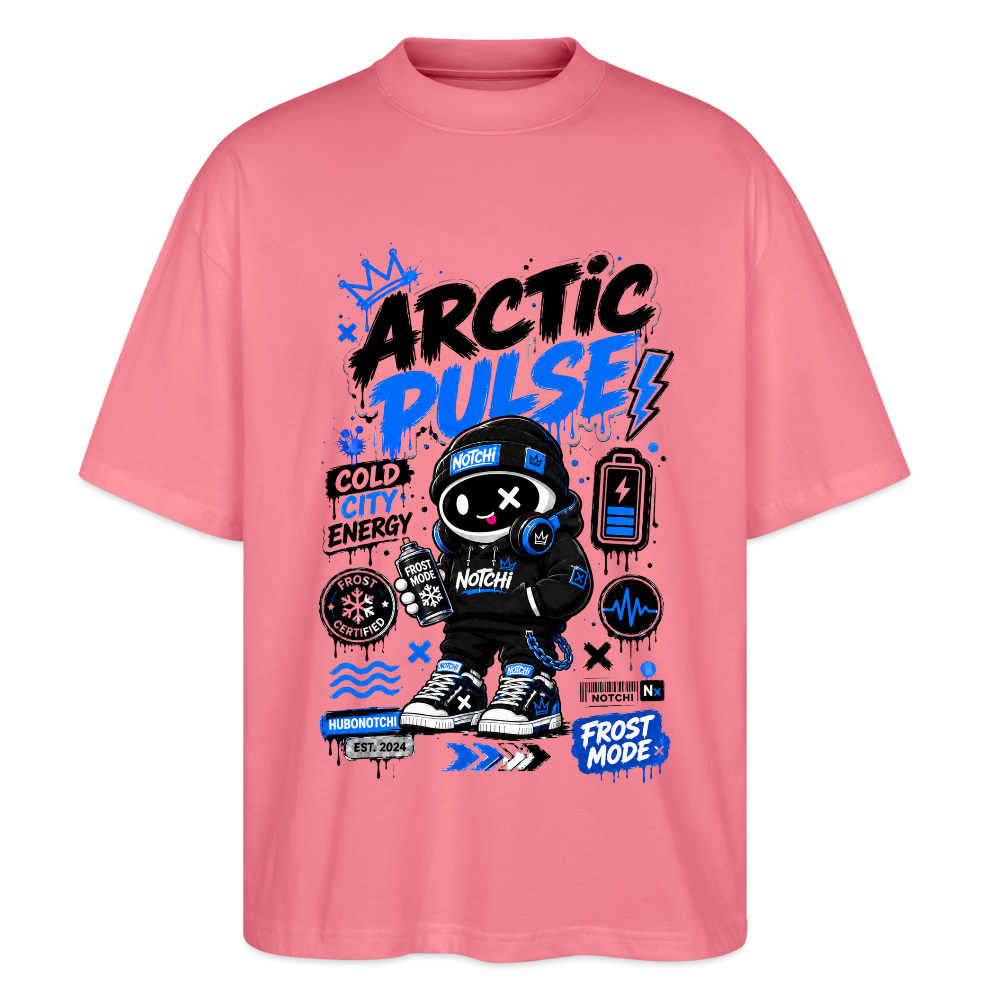 Notchi-Oversized Unisex Bio T-Shirt Blaster 2.0 - Pink 