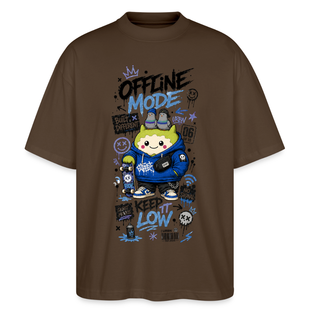 Stanley/Stella Oversized Unisex Bio T-Shirt Blaster 2.0 - Dunkelbraun