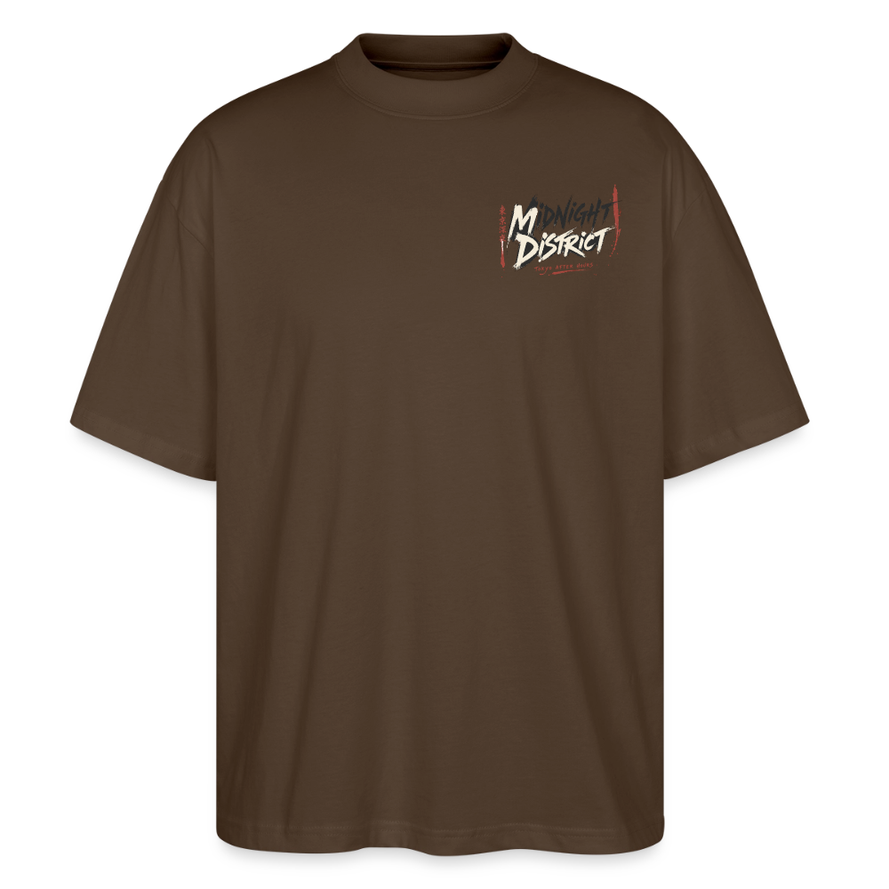 Stanley/Stella Oversized Unisex Bio T-Shirt Blaster 2.0 - Dunkelbraun