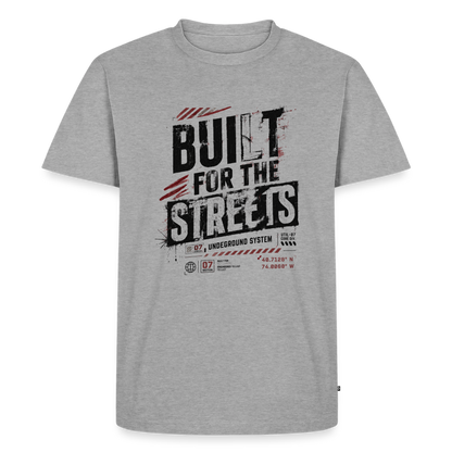 Männer Premium T-Shirt - Grau meliert