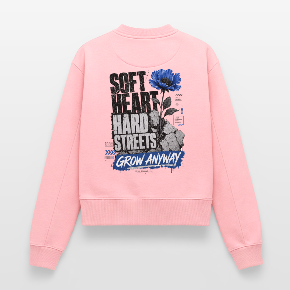 Relaxed Frauen Organic Sweatshirt – von SPREAD - Rosa