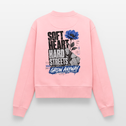 Relaxed Frauen Organic Sweatshirt – von SPREAD - Rosa