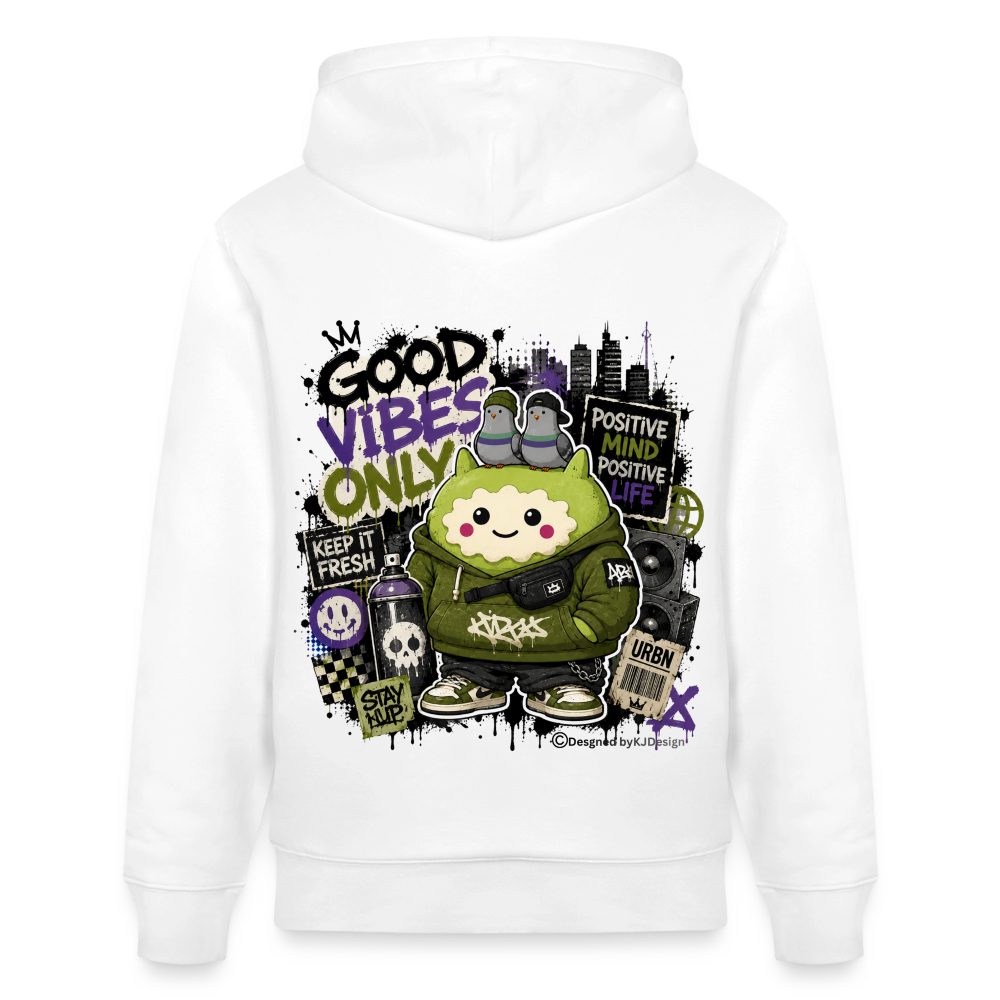 Stanley/Stella Unisex Bio-Hoodie CRUISER Exclusiv - Weiß