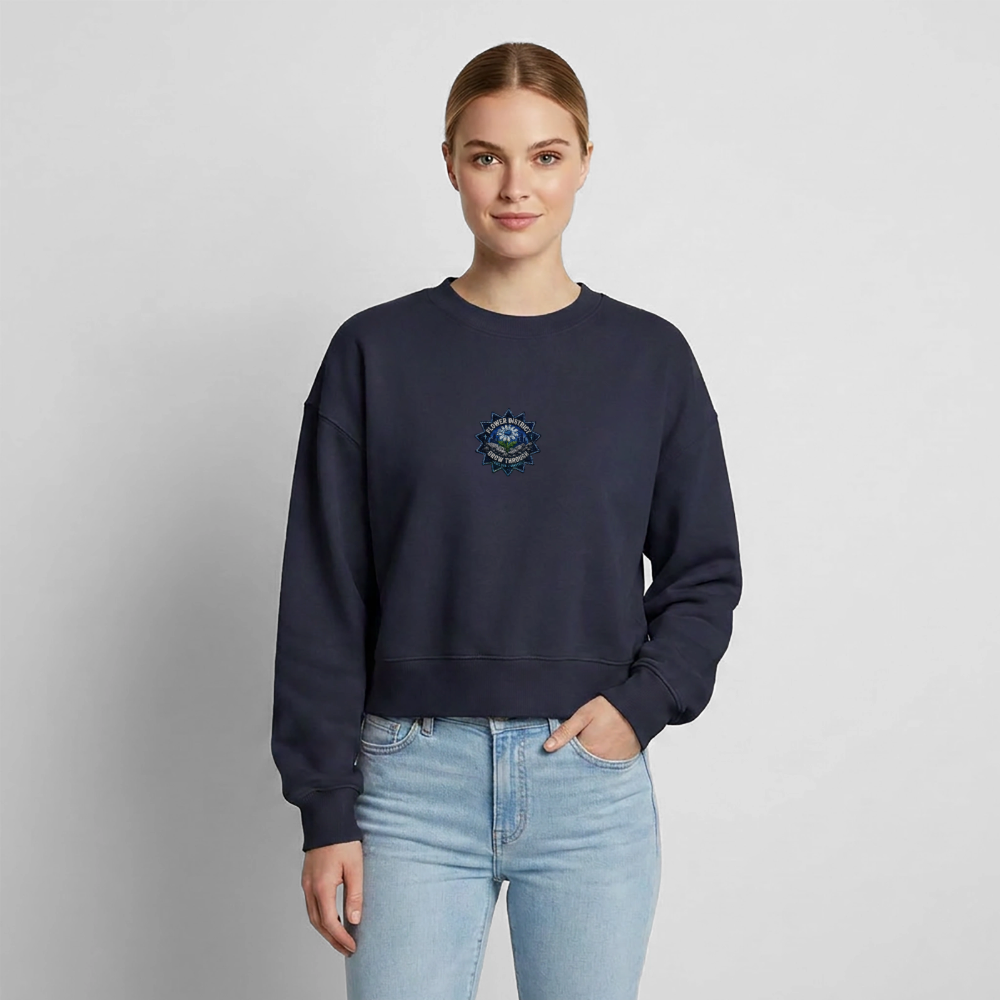 Relaxed Frauen Organic Sweatshirt – von SPREAD - Navy