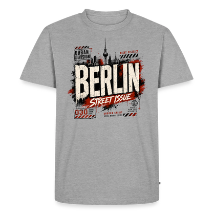 Männer Premium T-Shirt - Grau meliert