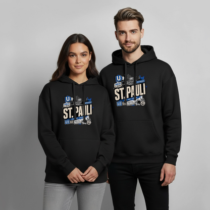 Oversized Unisex Hoodie von Stanley/Stella - Schwarz