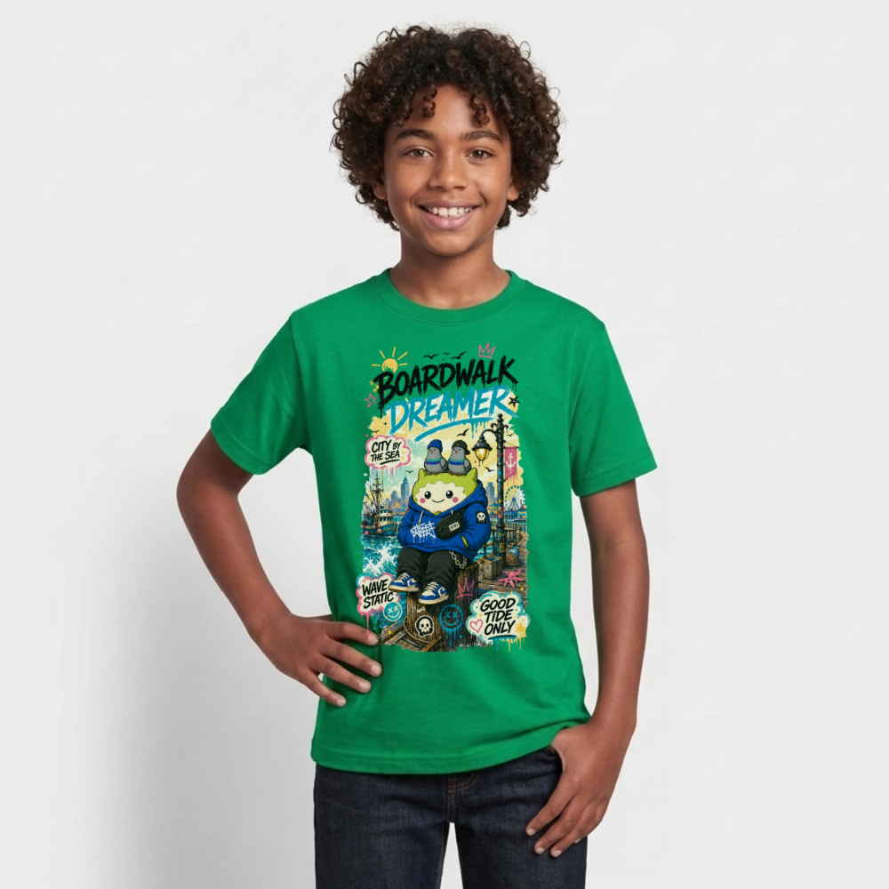 Dreamer Teenager T-Shirt - Kelly Green