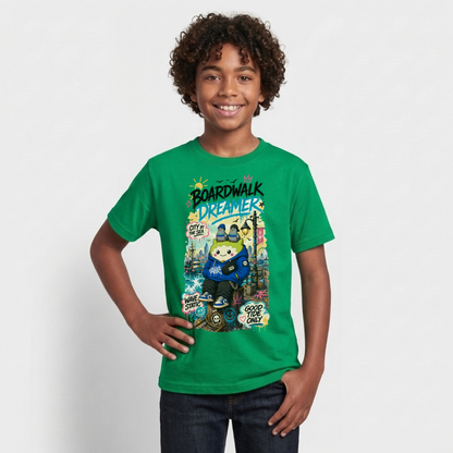 Dreamer Teenager T-Shirt - Kelly Green