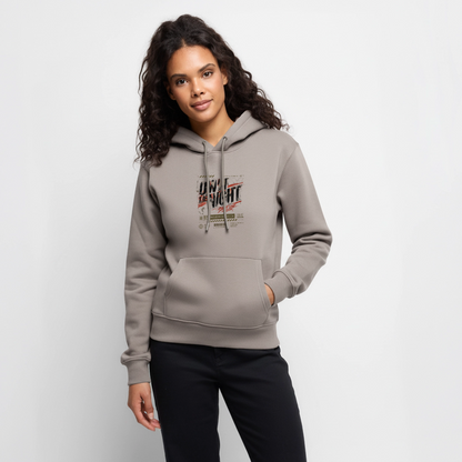 Damen Premium Hoodie - Taupe