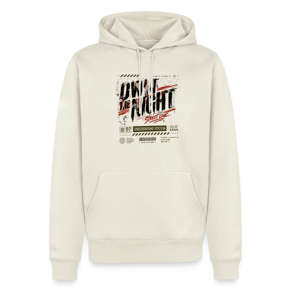 Männer Premium Hoodie - Naturweiß