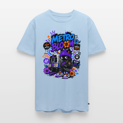Subway Line-Herren Premium T-Shirt - Hellblau