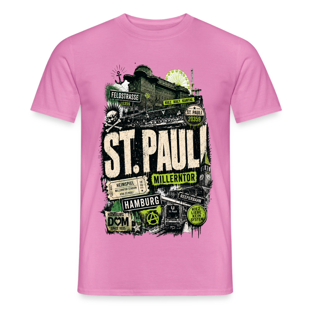 St.Pauli  Stadtteil Shirt - Pink