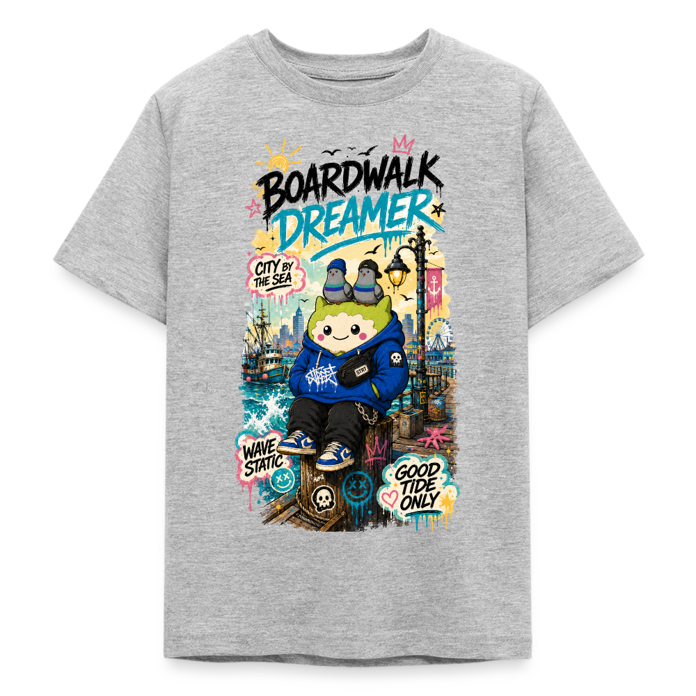 Dreamer Teenager T-Shirt - Grau meliert