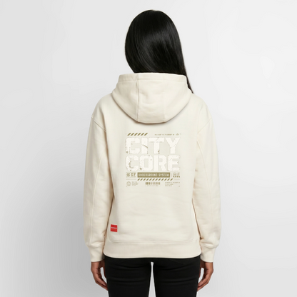 Relaxed Unisex Organic Hoodie – von SPREAD - Naturweiß