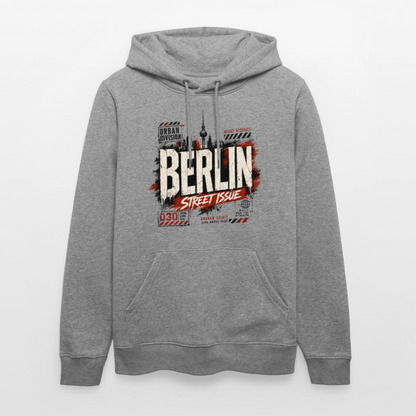 Stanley/Stella Unisex Bio-Hoodie CRUISER - Hellgrau marmoriert
