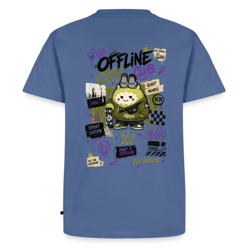 Männer Premium T-Shirt by KJDesign - Taubenblau