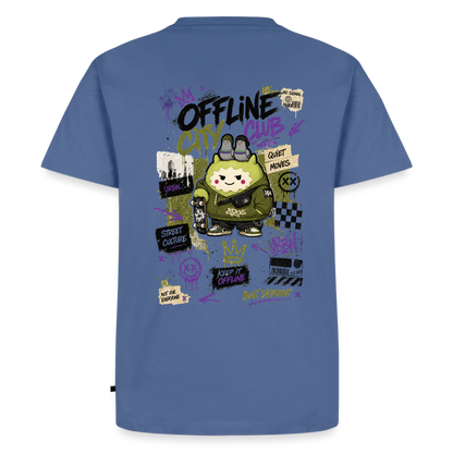 Männer Premium T-Shirt by KJDesign - Taubenblau