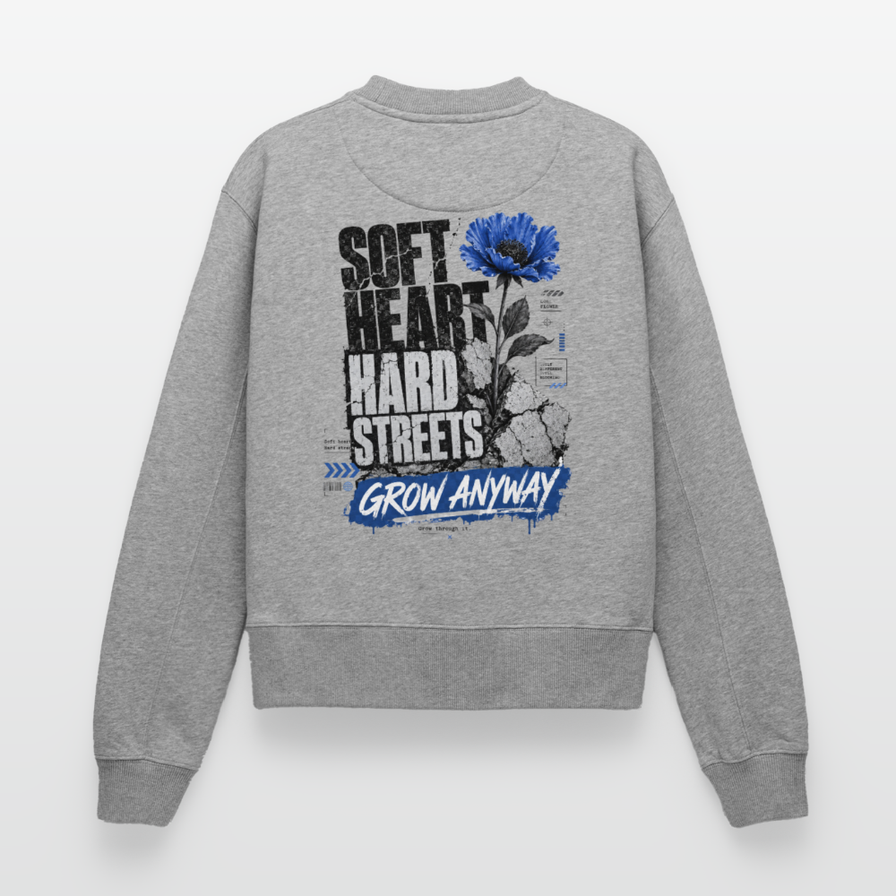 Relaxed Frauen Organic Sweatshirt – von SPREAD - Grau meliert
