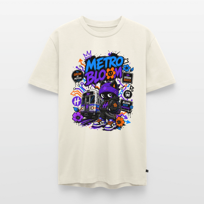 Subway Line-Herren Premium T-Shirt - Naturweiß