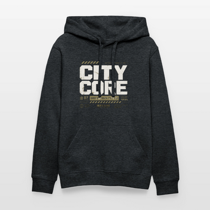 Stanley/Stella Unisex Bio-Hoodie DRUMMER - Dunkelgrau meliert