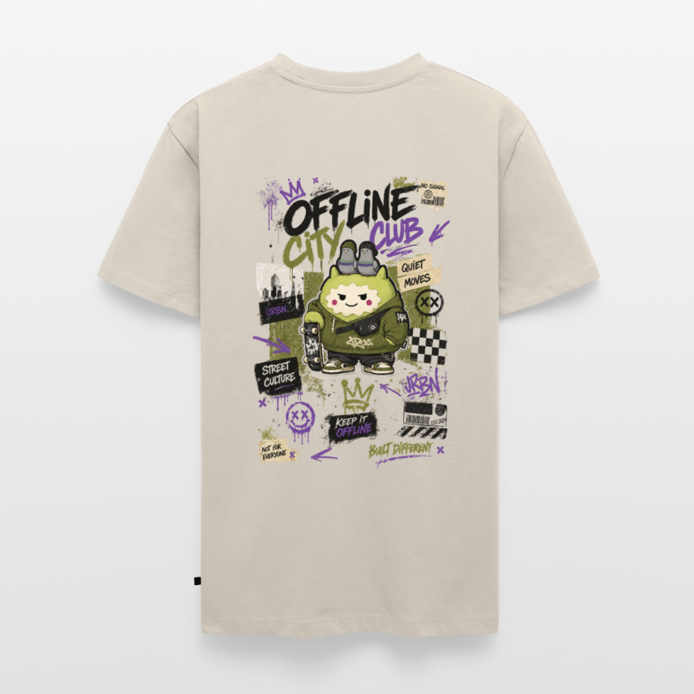 Männer Premium T-Shirt by KJDesign - Beige
