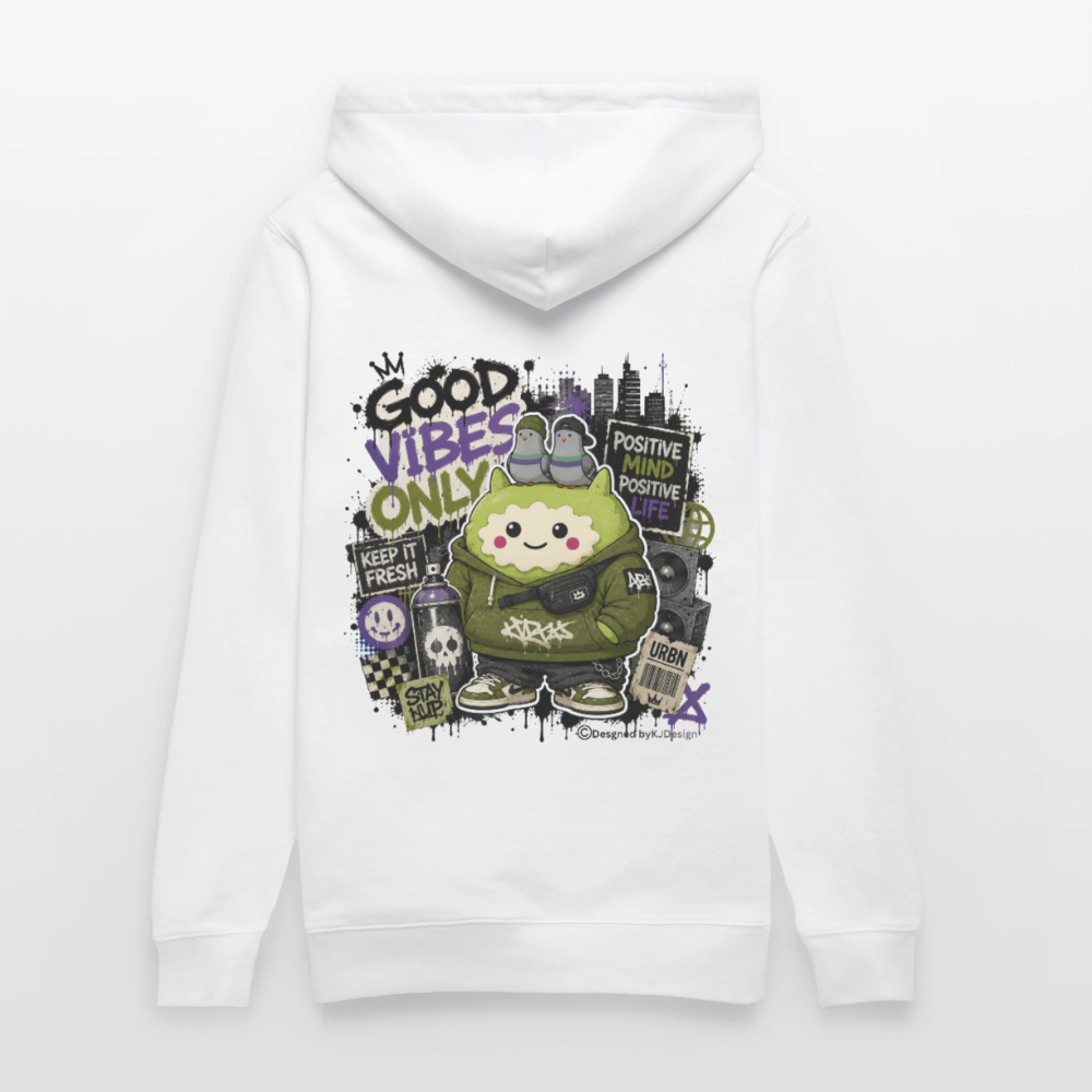 Stanley/Stella Unisex Bio-Hoodie CRUISER Exclusiv - Weiß