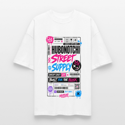 Ticket Line Oversized Shirt  2.0 - Weiß