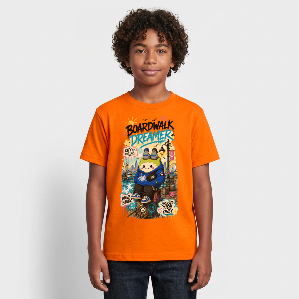 Dreamer Teenager T-Shirt - Orange