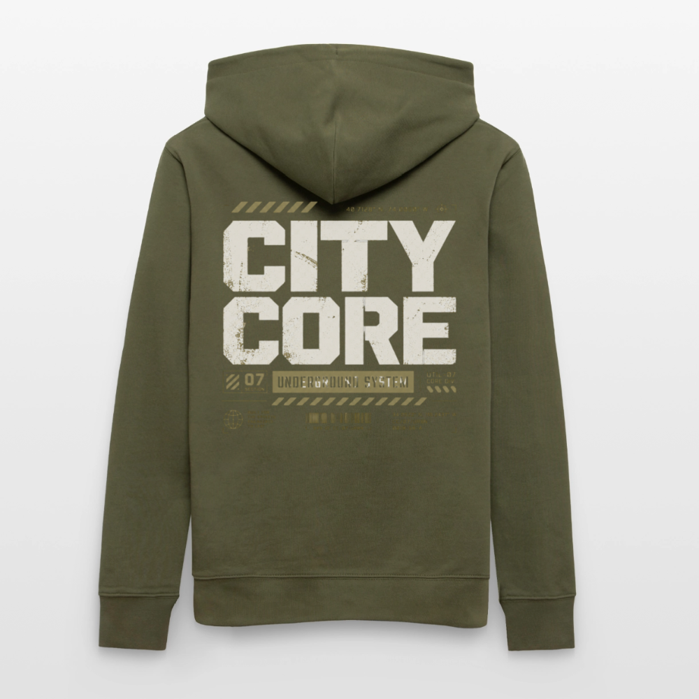 Stanley/Stella Unisex Bio-Hoodie CRUISER - Khaki Grün