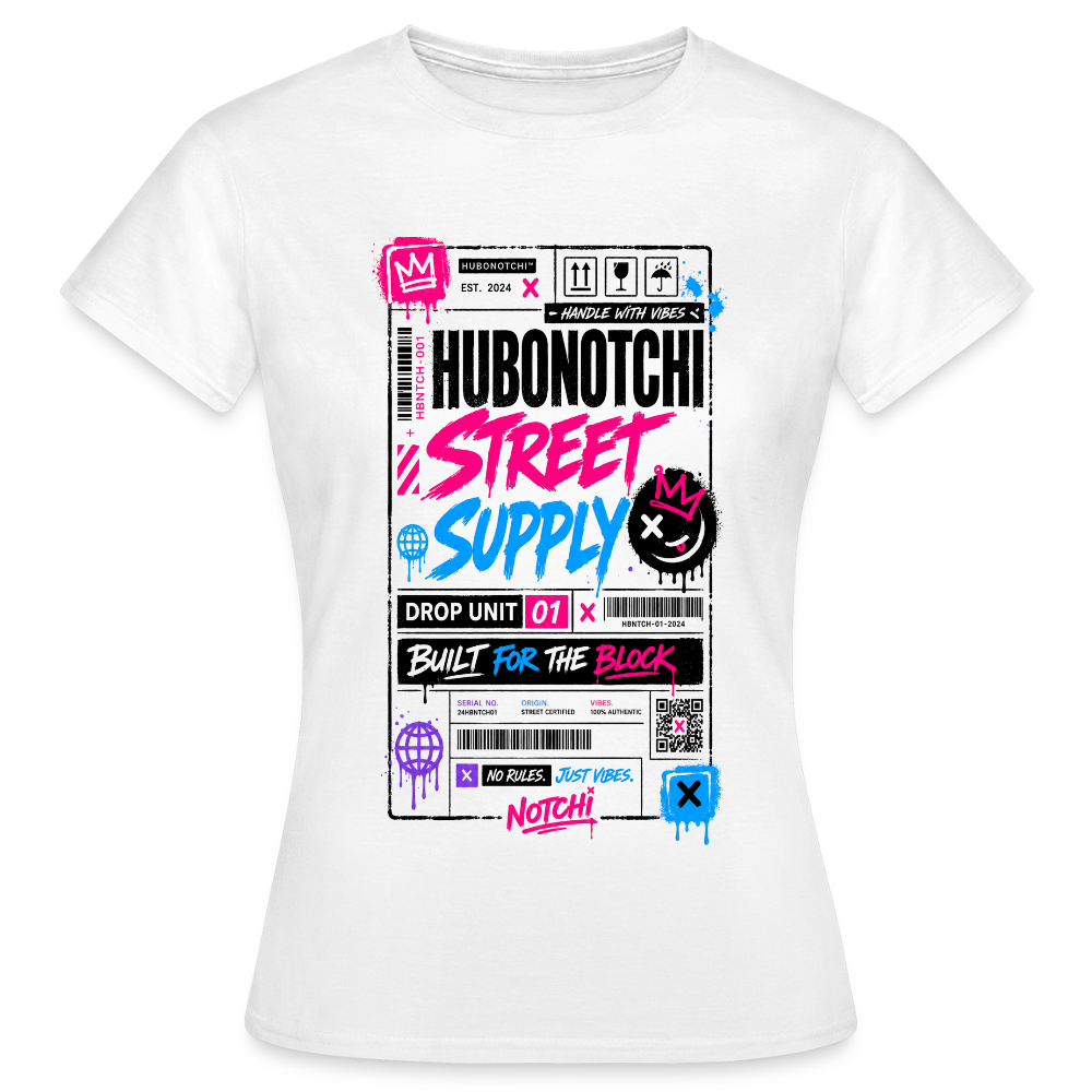 Ticket Style Shirt - Weiß