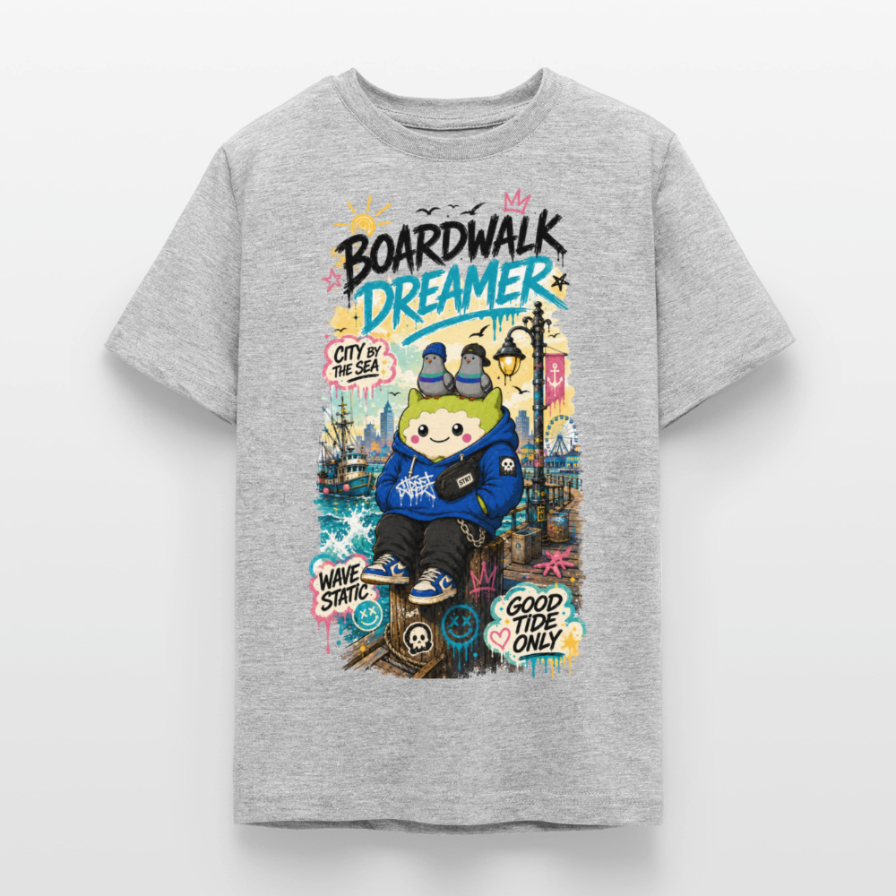 Dreamer Teenager T-Shirt - Grau meliert