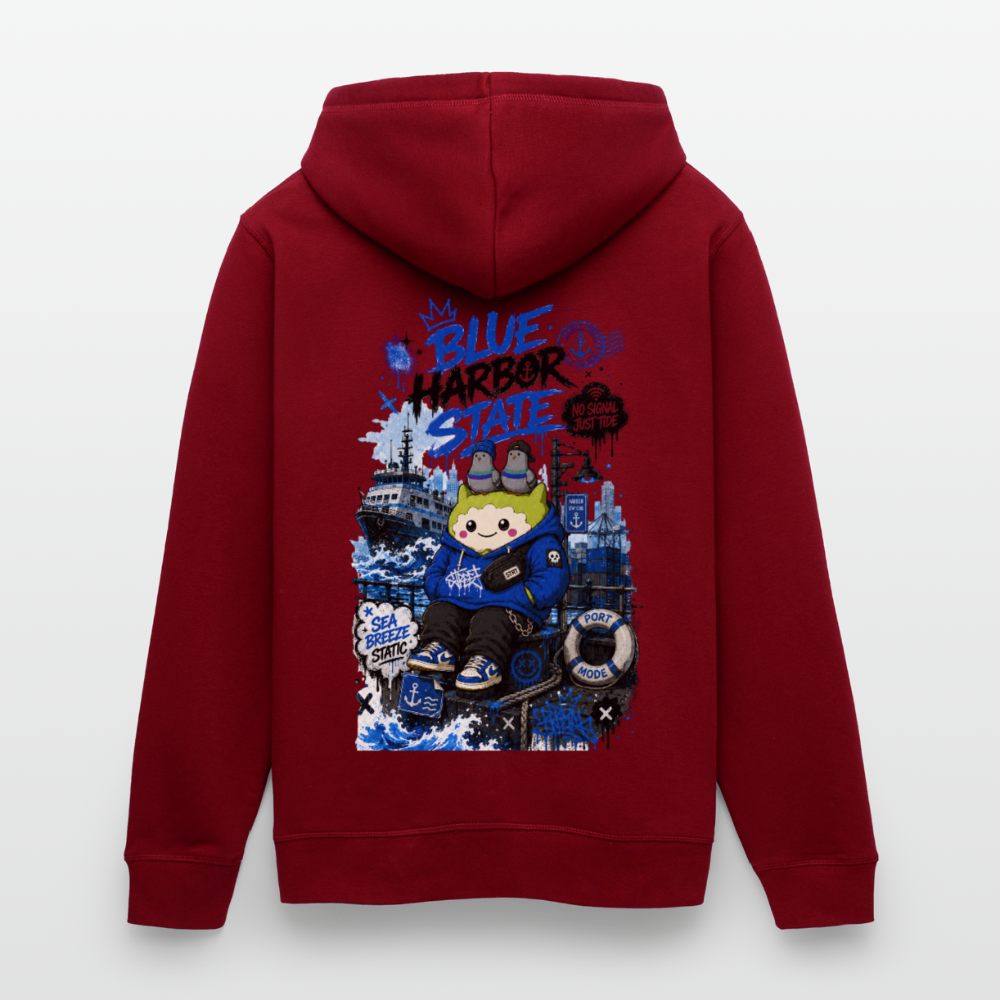 Unisex Bio-Hoodie von Stanley & Stella - Burgunderrot
