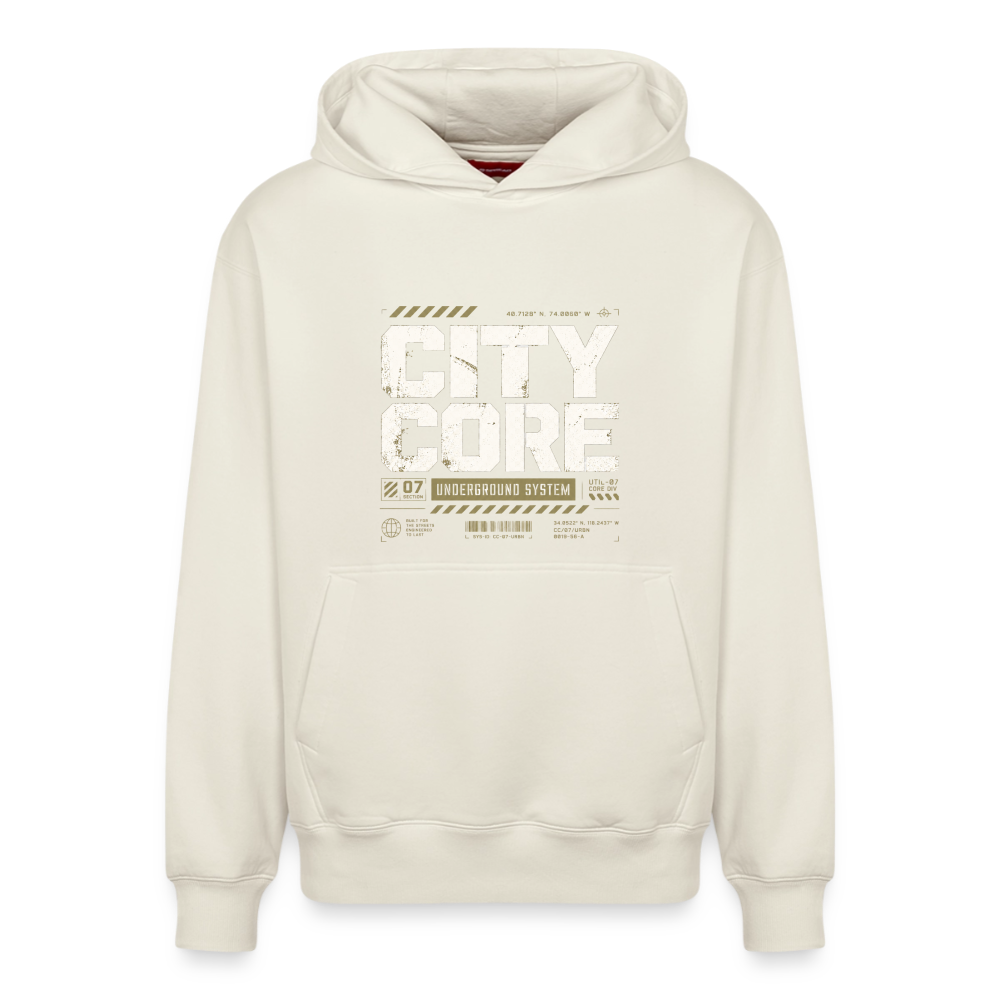 Relaxed Unisex Organic Hoodie – von SPREAD - Naturweiß
