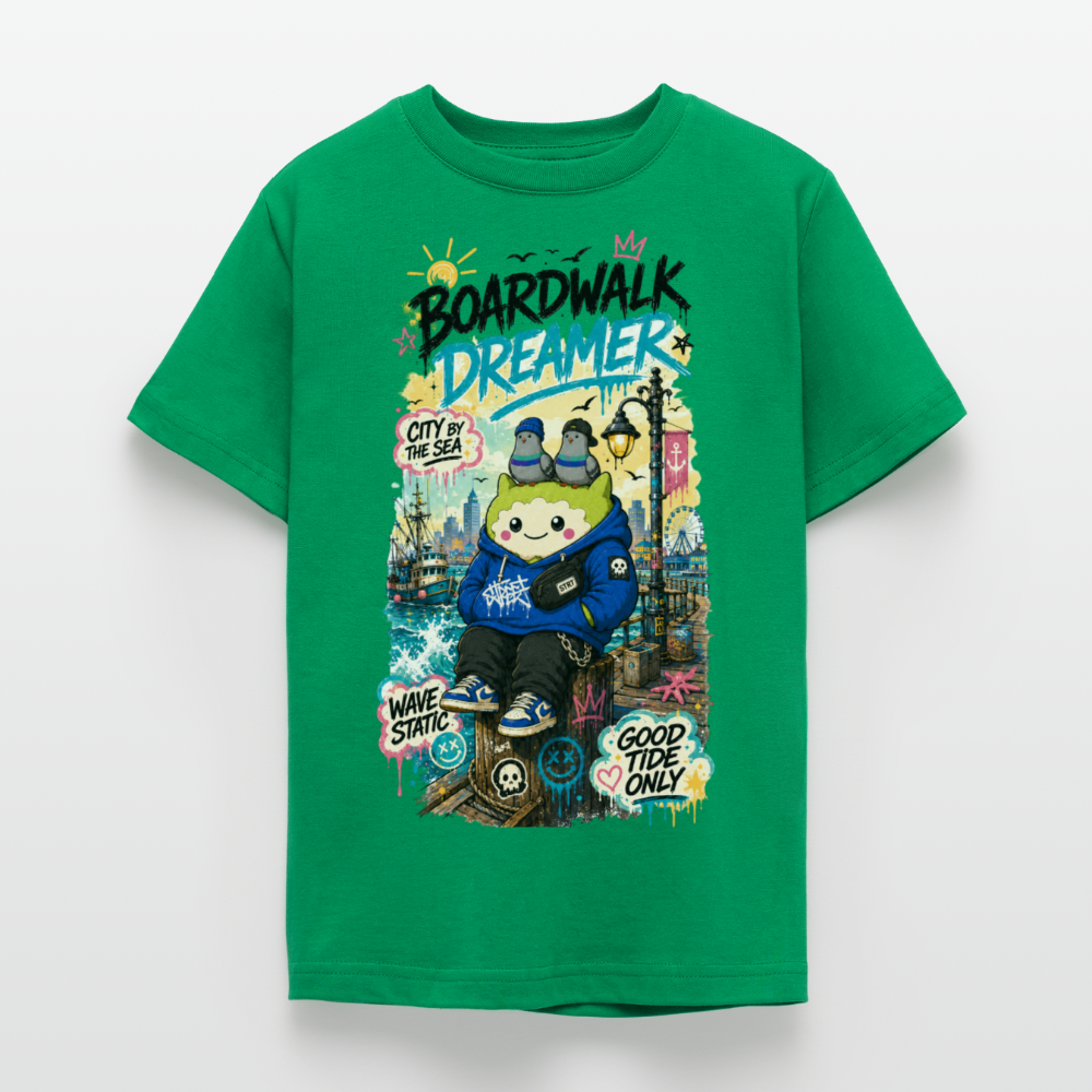 Dreamer Teenager T-Shirt - Kelly Green